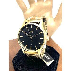 MVMT Men's Watch Quartz 28000314-D Classic II Black Dial Gold Steel 44mm
